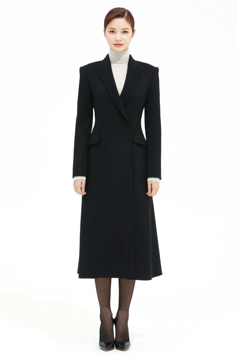 CASHMERE WOOL DOUBLE TAILORED COAT